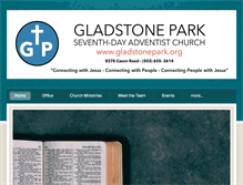 Tablet Screenshot of gladstonepark.org